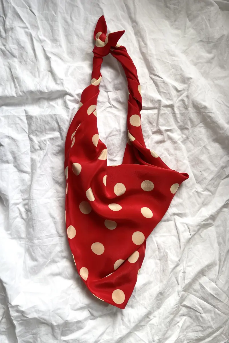 Claudia Bertini - Triangolo Silk red