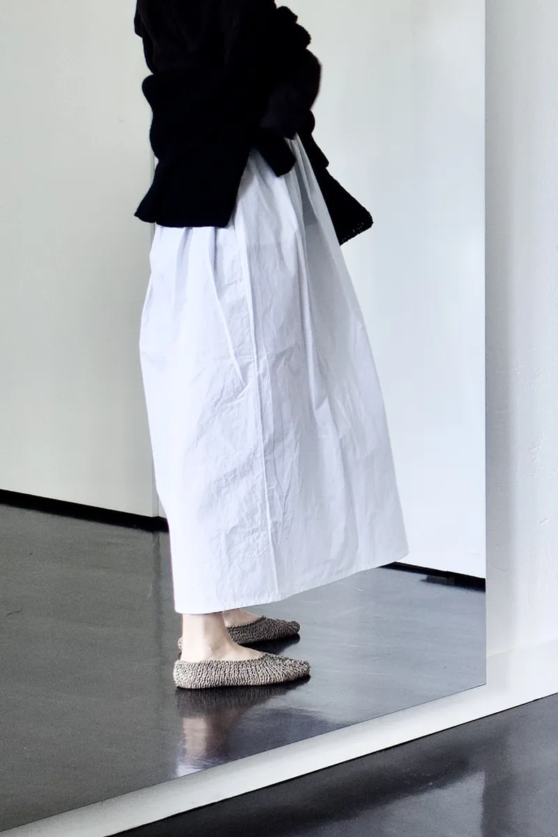 Claudia Bertini - Skirt Mercato white paper