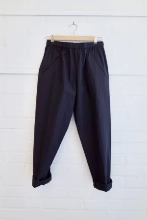 Claudia Bertini - Trousers Mercato navy