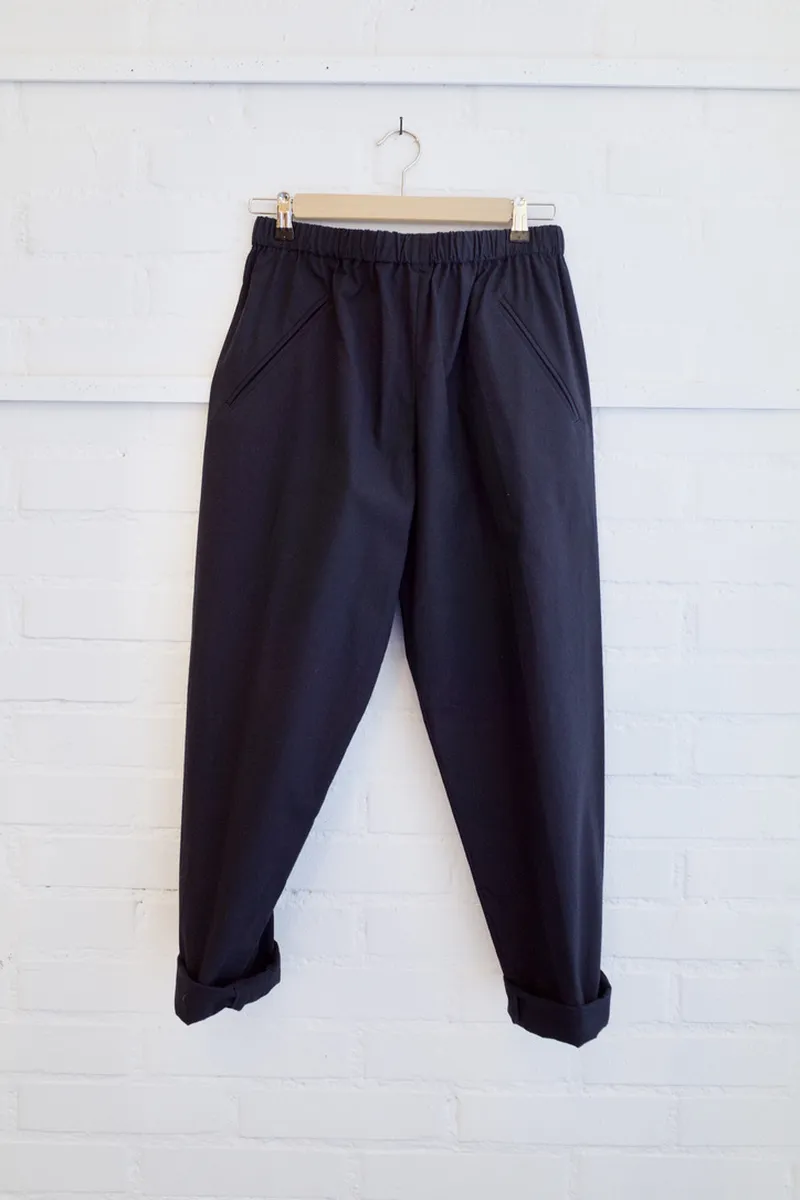store 14 Claudia Bertini - Trousers Mercato navy